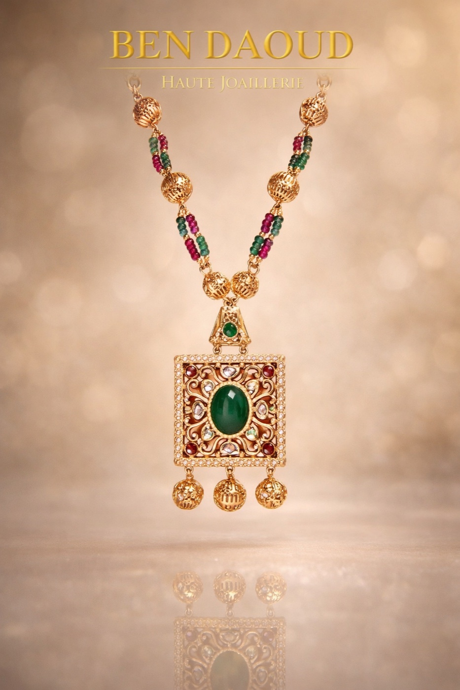 Collier Fantaisie Or 18K