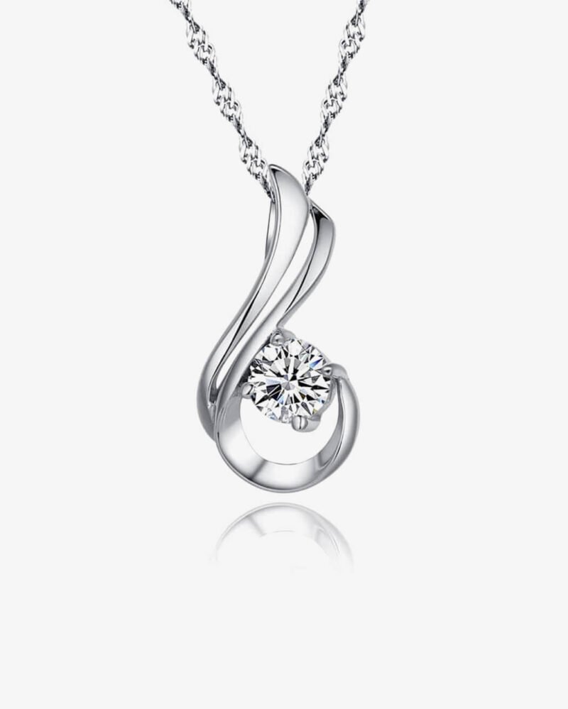 Dark Amber Pendant Necklace – Image 4