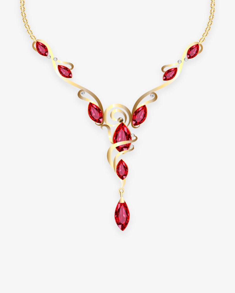 Dark Amber Pendant Necklace – Image 5